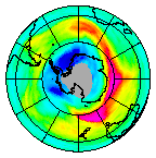 Ozone Field of 27 August 2013