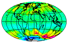 Ozone Field of 28 August 2013
