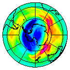 Ozone Field of 09 September 2013