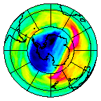Ozone Field of 11 September 2013