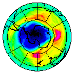 Ozone Field of 14 September 2013