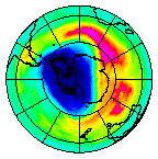 Ozone Field of 17 September 2013