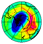 Ozone Field of 22 September 2013
