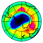 Ozone Field of 26 September 2013