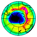 Ozone Field of 28 September 2013