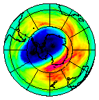 Ozone Field of 07 October 2013