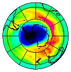Ozone Field of 10 October 2013