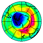 Ozone Field of 13 October 2013