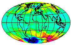 Ozone Field of 14 October 2013
