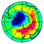 Ozone Field of 14 October 2013