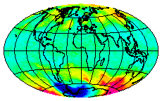 Ozone Field of 15 October 2013