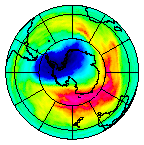 Ozone Field of 15 October 2013