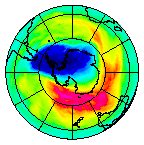 Ozone Field of 16 October 2013