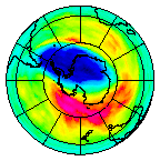 Ozone Field of 17 October 2013