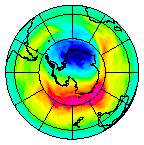 Ozone Field of 23 October 2013