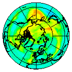 Ozone Field of 25 October 2013