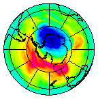 Ozone Field of 25 October 2013