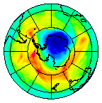 Ozone Field of 28 October 2013