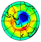 Ozone Field of 29 October 2013