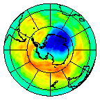 Ozone Field of 30 October 2013