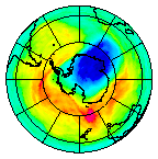 Ozone Field of 31 October 2013