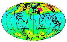 Ozone Field of 10 December 2013