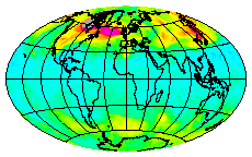 Ozone Field of 21 December 2013