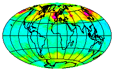 Ozone Field of 25 December 2013