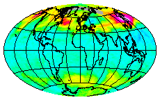 Ozone Field of 29 December 2013