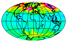 Ozone Field of 03 January 2014