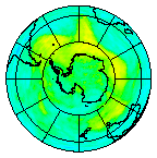 Ozone Field of 04 January 2014