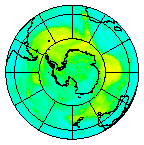 Ozone Field of 05 January 2014