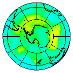 Ozone Field of 09 January 2014