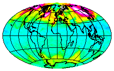Ozone Field of 10 January 2014