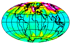 Ozone Field of 13 January 2014