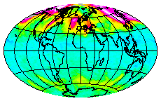 Ozone Field of 15 January 2014