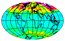 Ozone Field of 20 January 2014