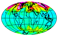 Ozone Field of 22 January 2014