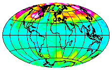Ozone Field of 23 January 2014