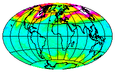 Ozone Field of 25 January 2014