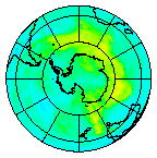 Ozone Field of 25 January 2014