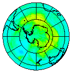 Ozone Field of 29 January 2014