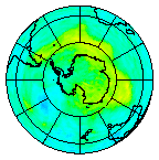 Ozone Field of 31 January 2014
