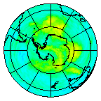 Ozone Field of 08 February 2014