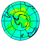 Ozone Field of 13 February 2014