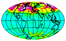 Ozone Field of 25 February 2014