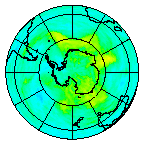Ozone Field of 25 February 2014