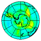 Ozone Field of 09 March 2014