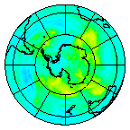 Ozone Field of 14 March 2014