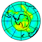 Ozone Field of 22 March 2014